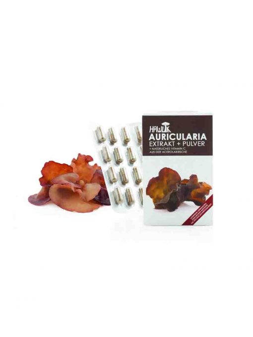 Auricularia Extrakt + Pulver in Kapselform 120 Kapseln