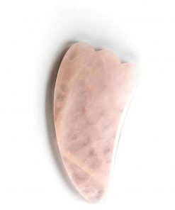 GUA SHA Pierre de beauté en quartz rose