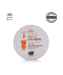 SALE Whamisa Carrot Baby & Kids Natural Sun Pact SPF 50 Protection solaire 16 g