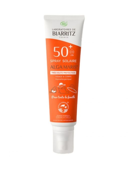 laboratoires de biarritz sun spray lsf 50+ 100 ml