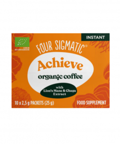 four sigmatic achieve organic instant mushroom coffee mit lions mane 20 x 3 g nahrungsergänzungsmittel