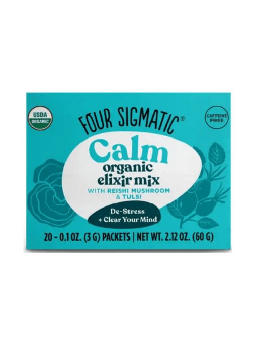 four sigmatic reishi elixir calm mushroom drink 20 x 3 g food supplement