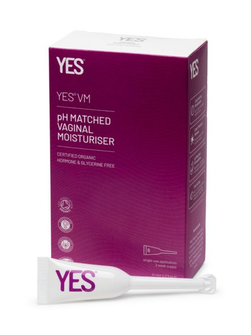 yes vaginal moisturizer bio gel lubrifiant & hydratant à base d'eau applicateurs 6 x 5 ml