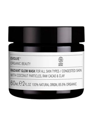 evolve radiant glow 2 in1 mask scrub face mask