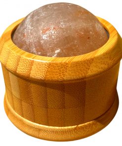 palla di sale con massaggiatore in bambù