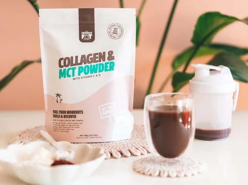the friendly fat company collagen + mct powder 300g