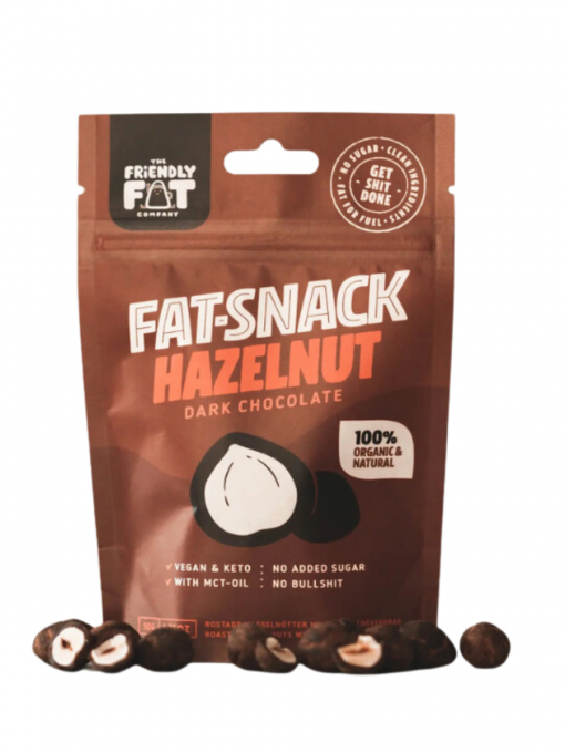 the friendly fat company fat snack hazelnut 50g