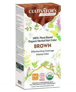 cultivator`s organic herbal hair colour brown 100 g