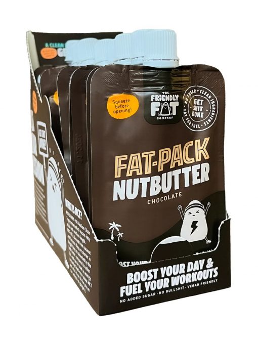 the friendly fat company fat pack nutbutter chocolate 40g