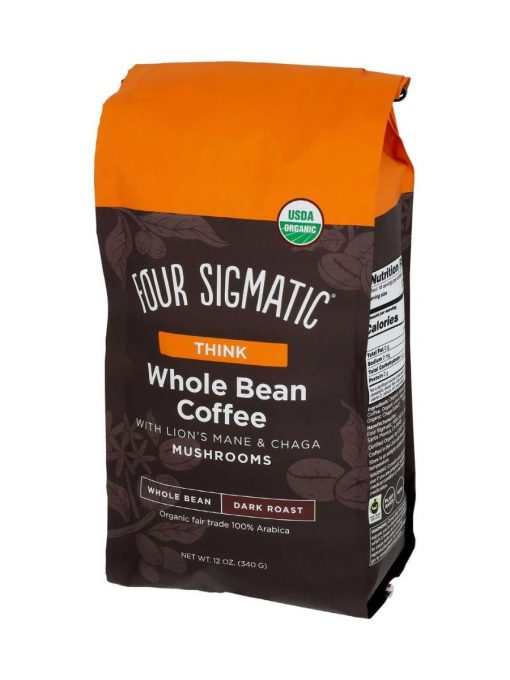 sale! four sigmatic mushroom coffee with lion's mane 340 g food supplement