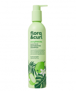 flora & curl baobab marula restorative shampoo 300ml